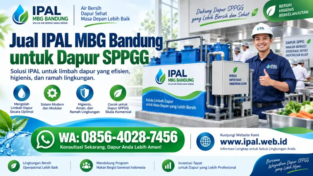 Jual IPAL MBG Bandung untuk Dapur SPPG